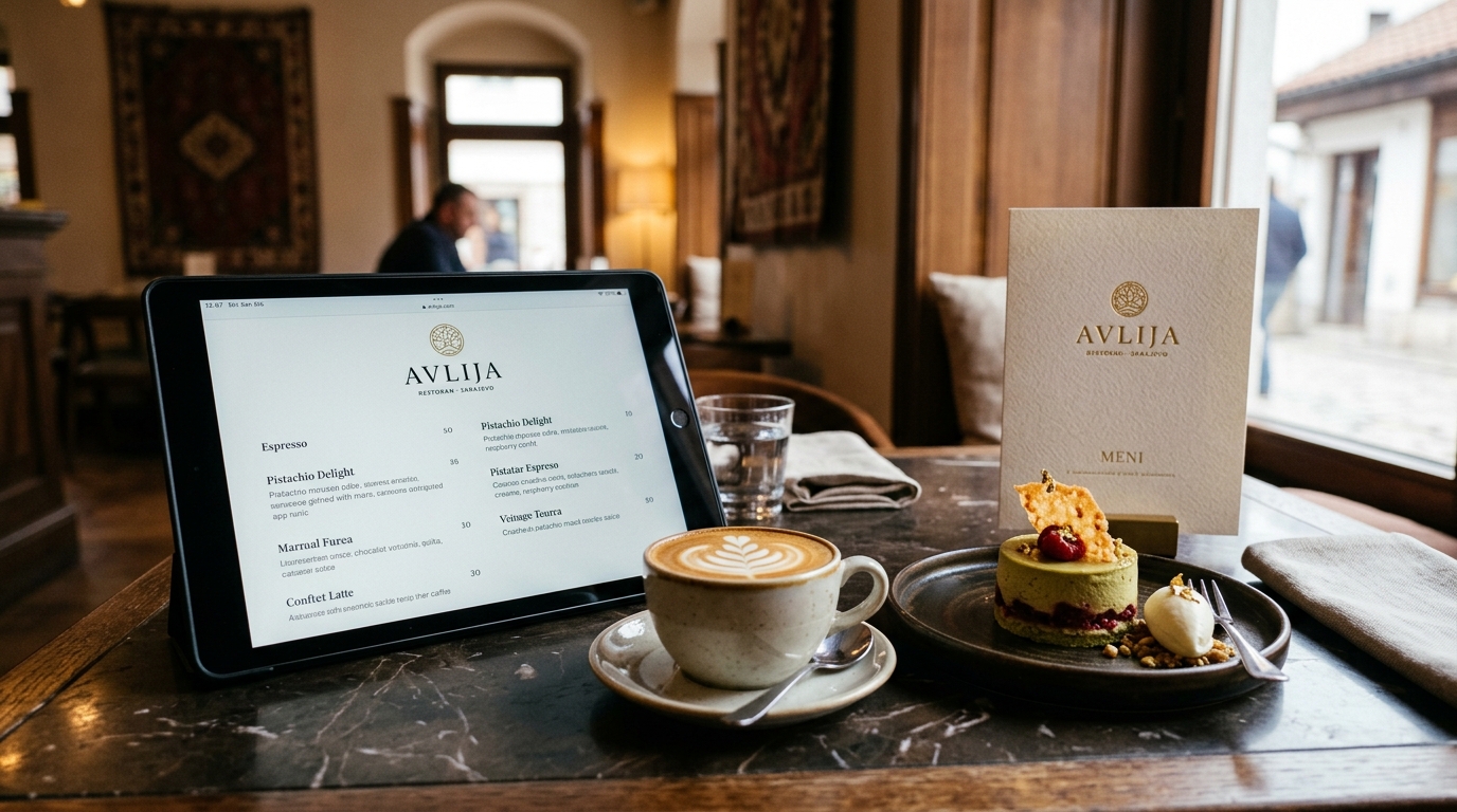 Restaurant Visual Work Menu Design and AI Video